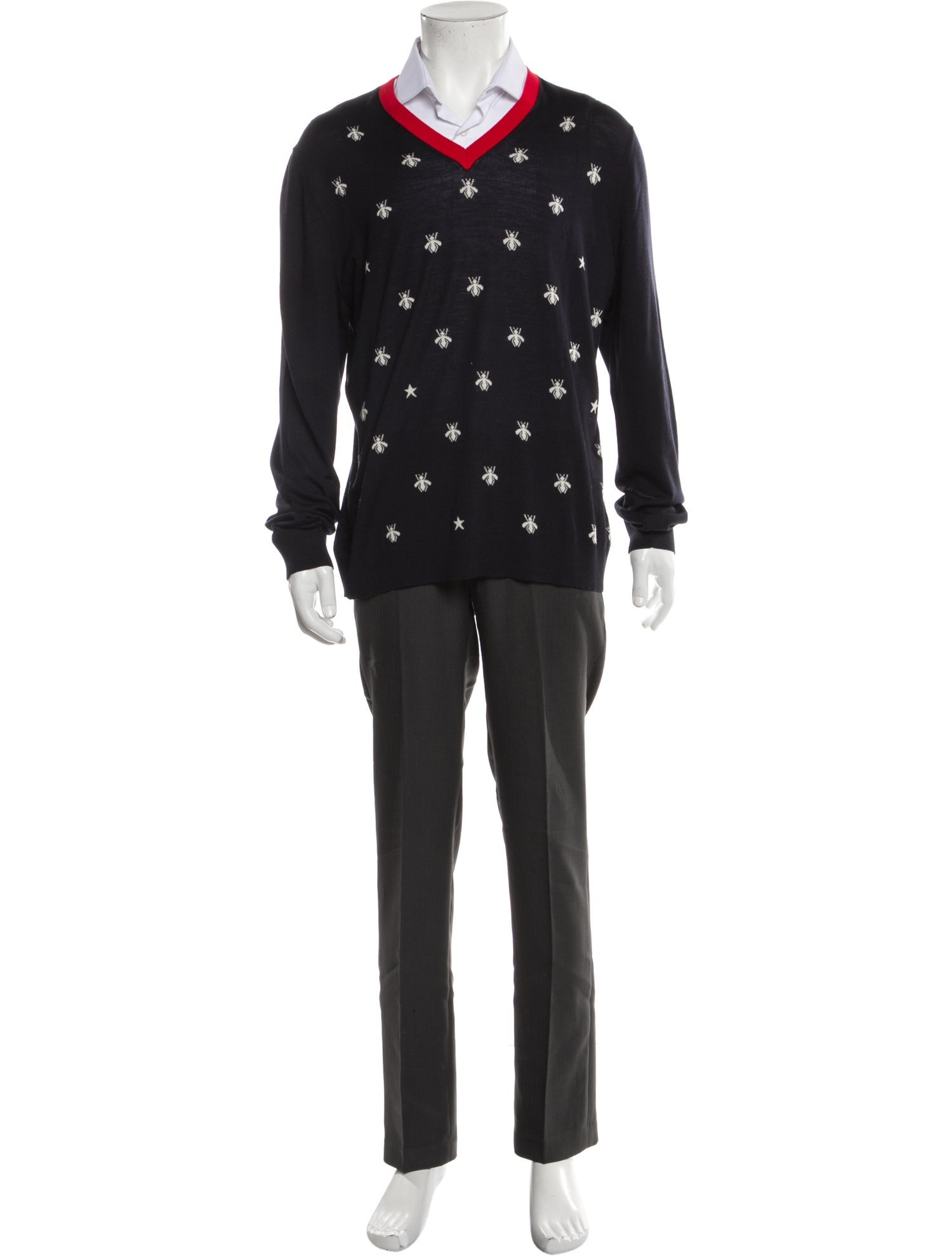 【GUCCI】BEE Turtleneck Sweater ブラック M GUCCI】BEE Turtleneck Sweater ブラック M