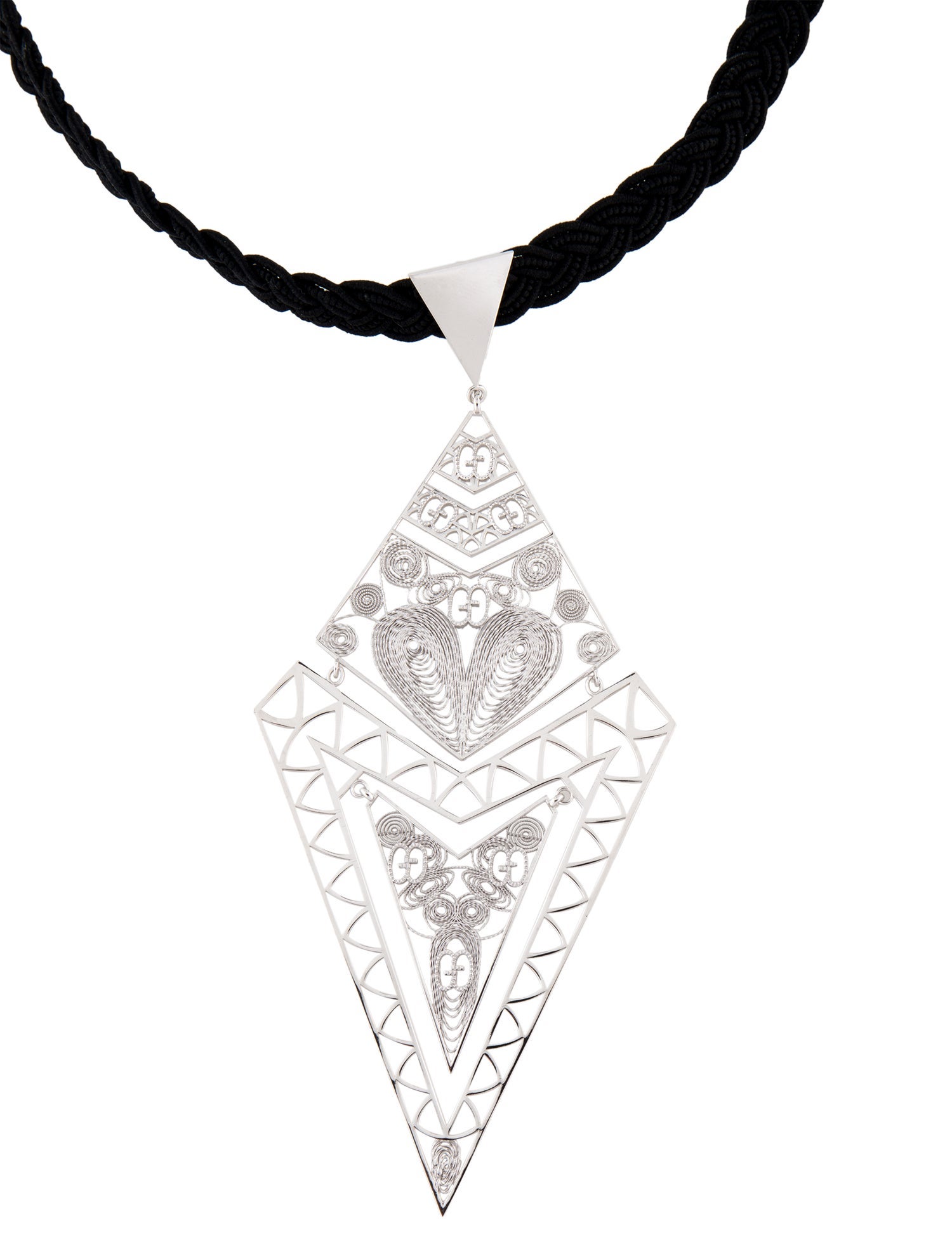 Gucci Geometric Filigree Choker Necklace