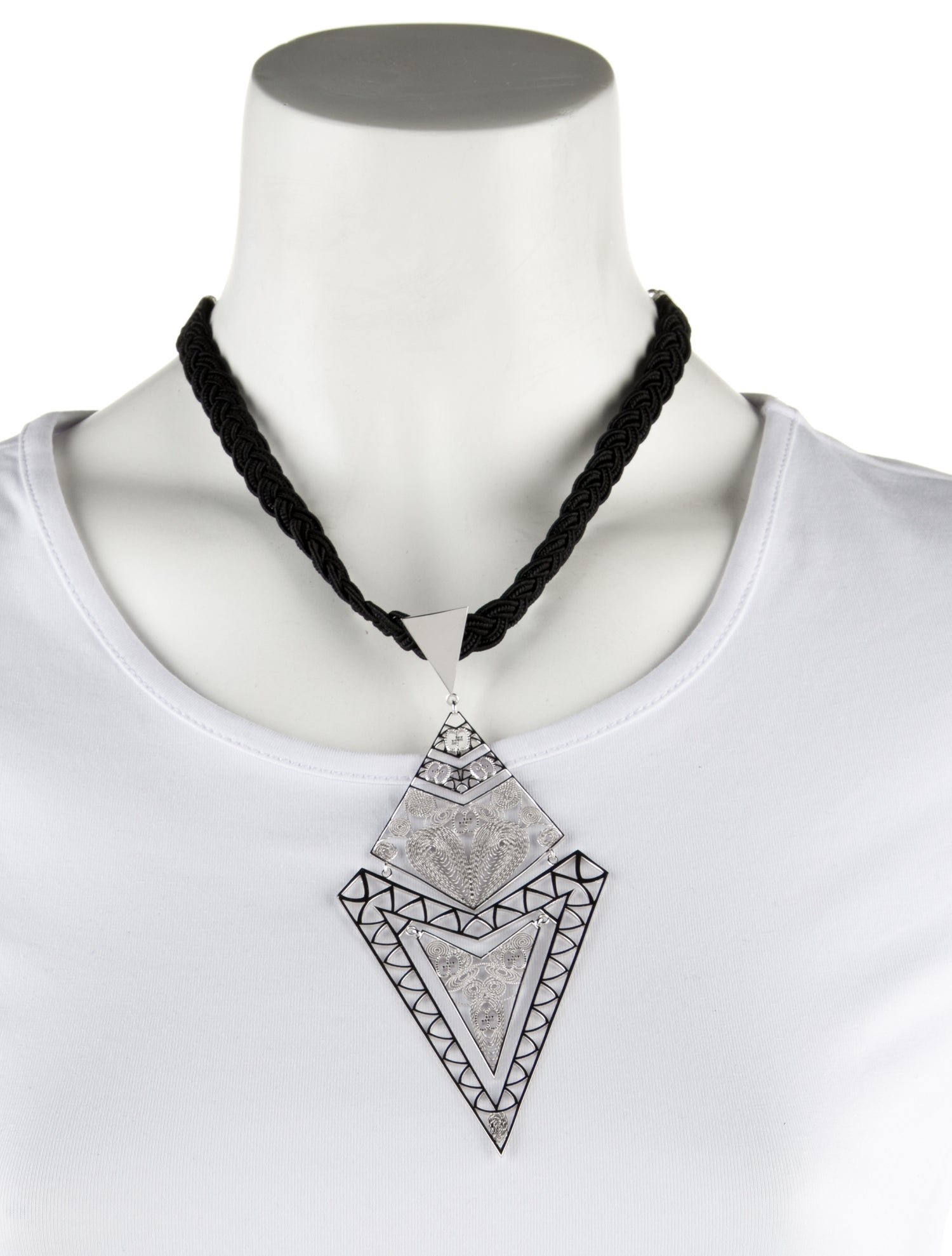Gucci Geometric Filigree Choker Necklace