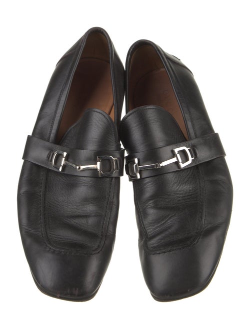 Gucci Horsebit Accent Leather Dress Loafers