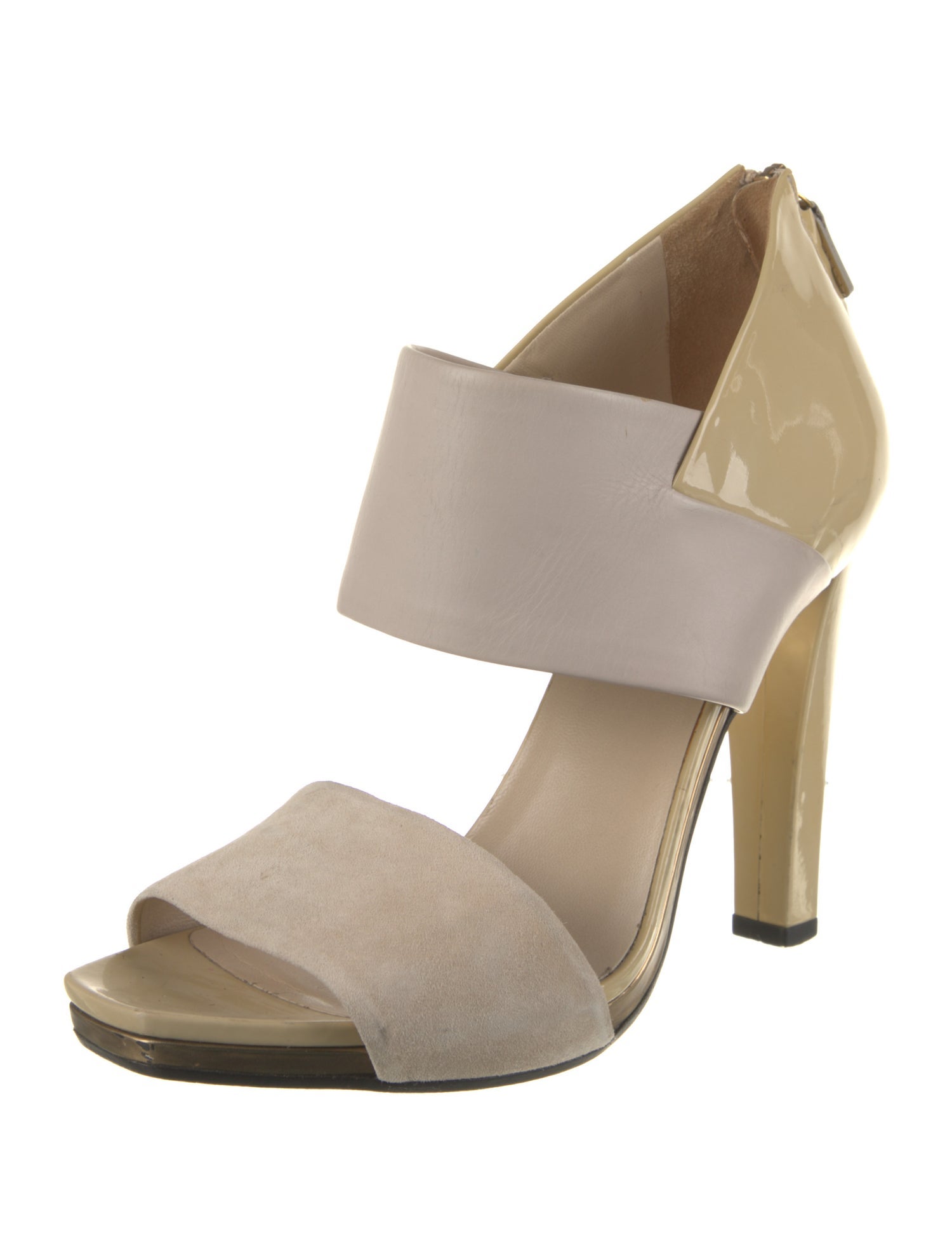 Gucci Patent Leather Slingback Sandals