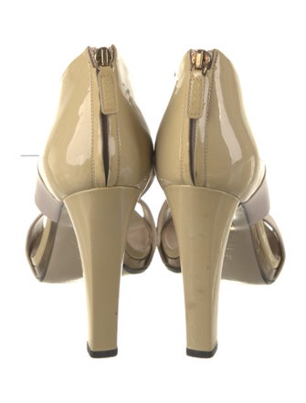 Gucci Patent Leather Slingback Sandals