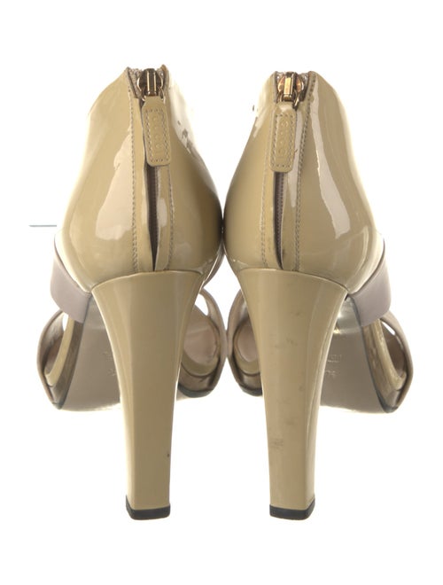 Gucci Patent Leather Slingback Sandals