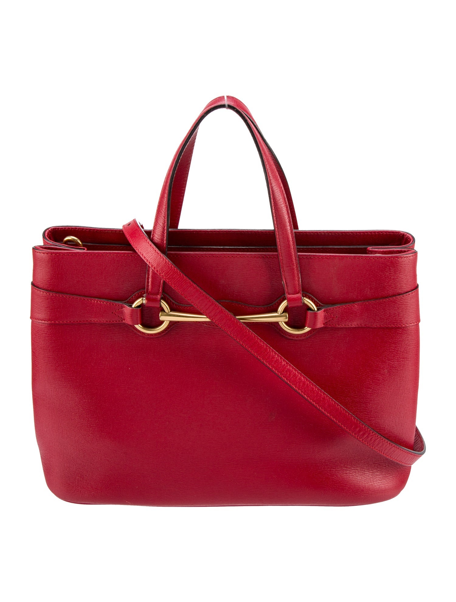 Gucci Bright Bit Tote Bag Red Totes Handbags GUC1569283 The RealReal