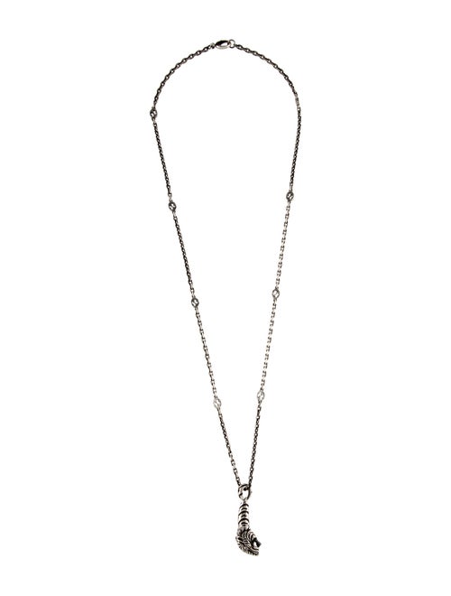 Gucci Tiger Head Pendant Necklace