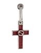 Gucci Enamel Interlocking G Cross Single Earring