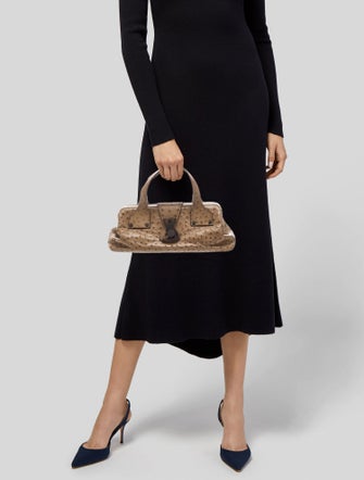 Gucci Ostrich Frame Bag