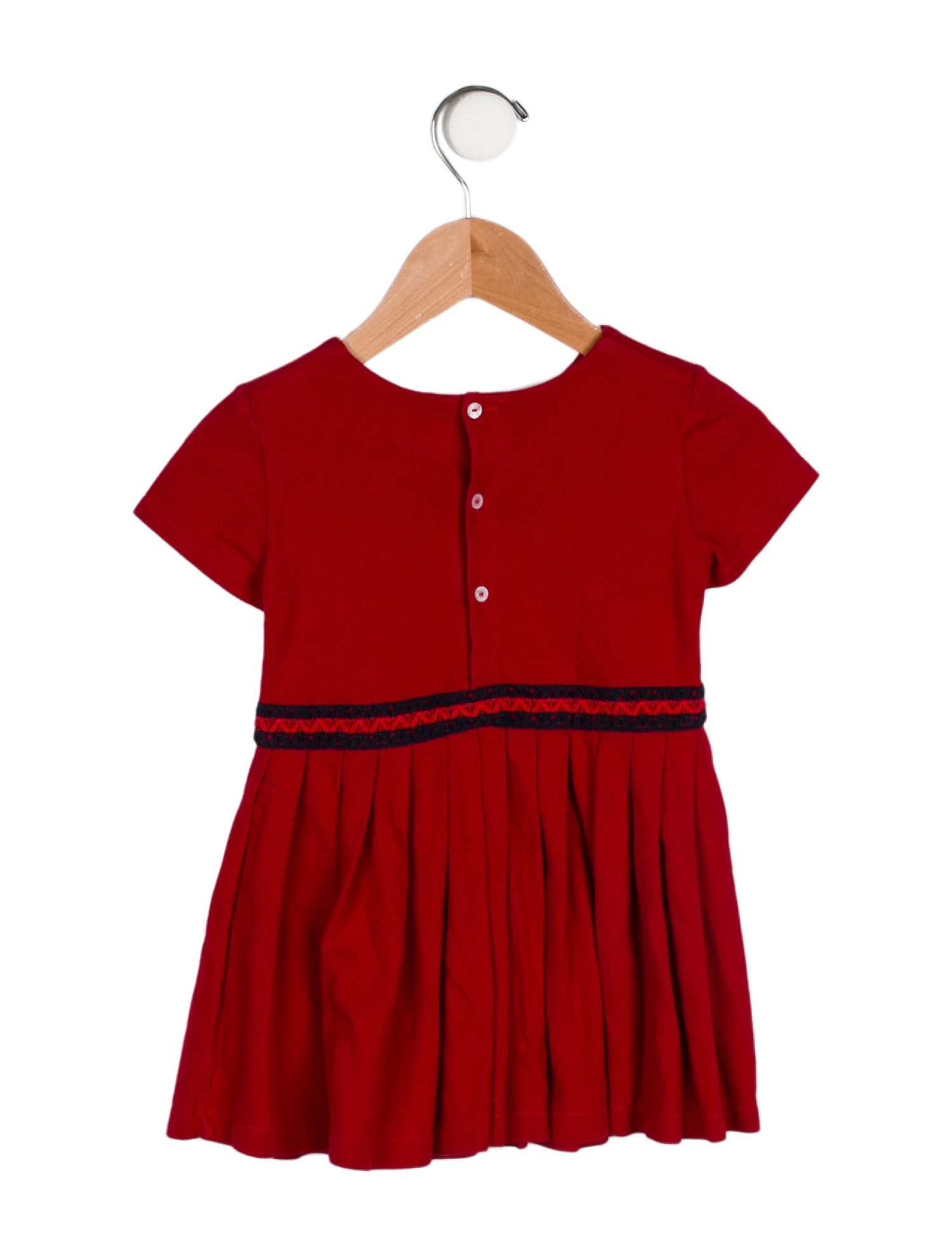 Gucci Toddler Girls' Crochet Trim Dress