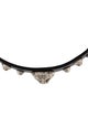 Gucci Feline Studded Leather Buckle Choker Necklace