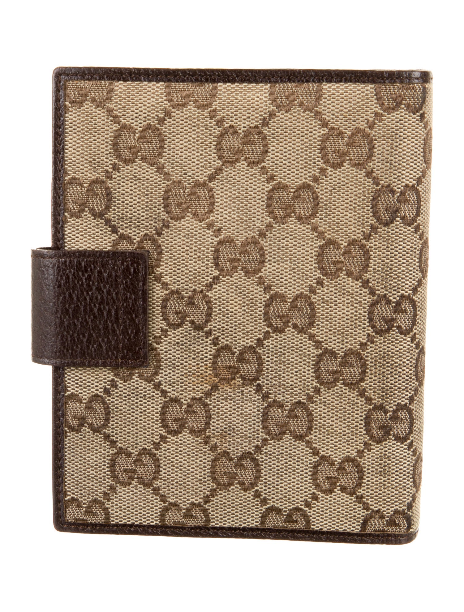 Gucci GG Canvas Small Ring Agenda Cover