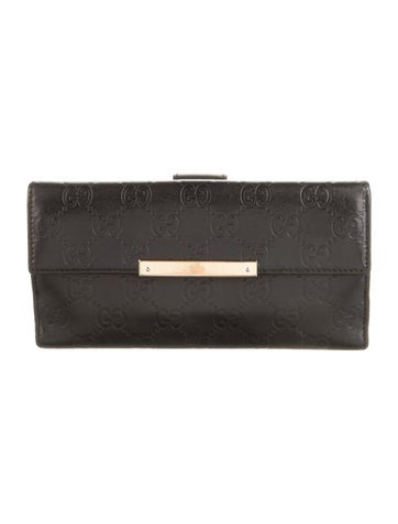 Gucci Wallets GG Signature Leather Continental Wallet
