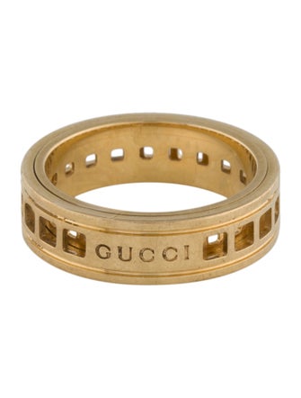 Gucci 18K Scroll Ring