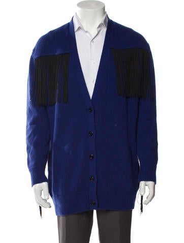 Gucci Sweaters Colorblock Pattern V-Neck Cardigan S