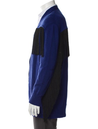 Gucci Colorblock Pattern V-Neck Cardigan