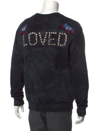 Gucci Web Accent Graphic Print Sweatshirt