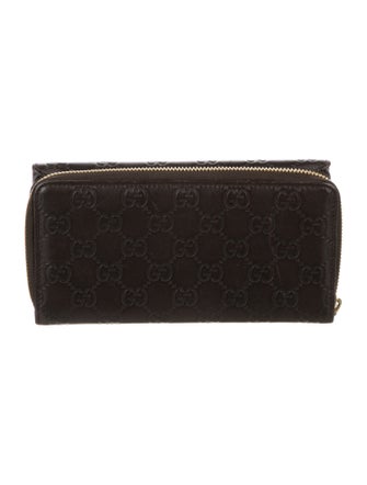 Gucci GG Signature Embossed Leather Continental Wallet