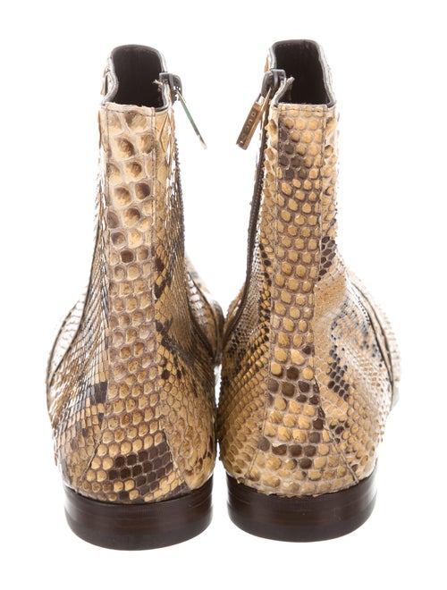 Gucci Python Ankle Boots