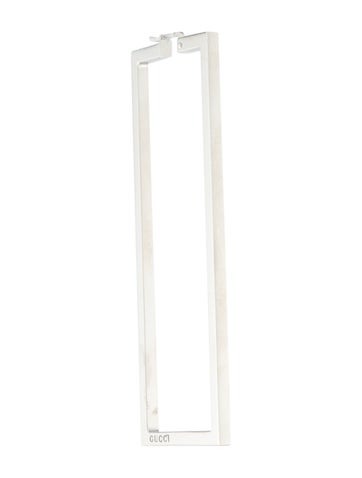 Gucci Hoop Large Rectangular Single Earring