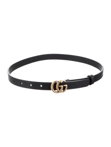 Gucci Belts Skinny Leather Belt XS