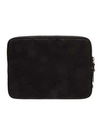 Gucci Embroidered Canvas Clutch Bag