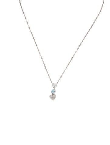 Gucci Pendant Necklace Topaz Trademark Heart