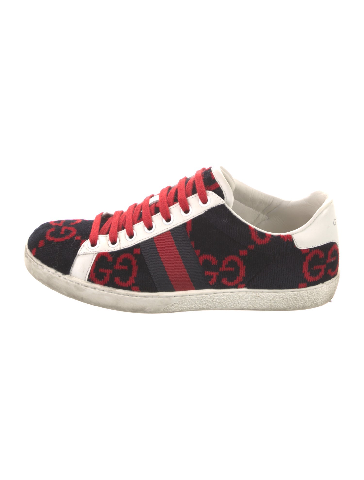 Gucci Terry Cloth Printed Sneakers