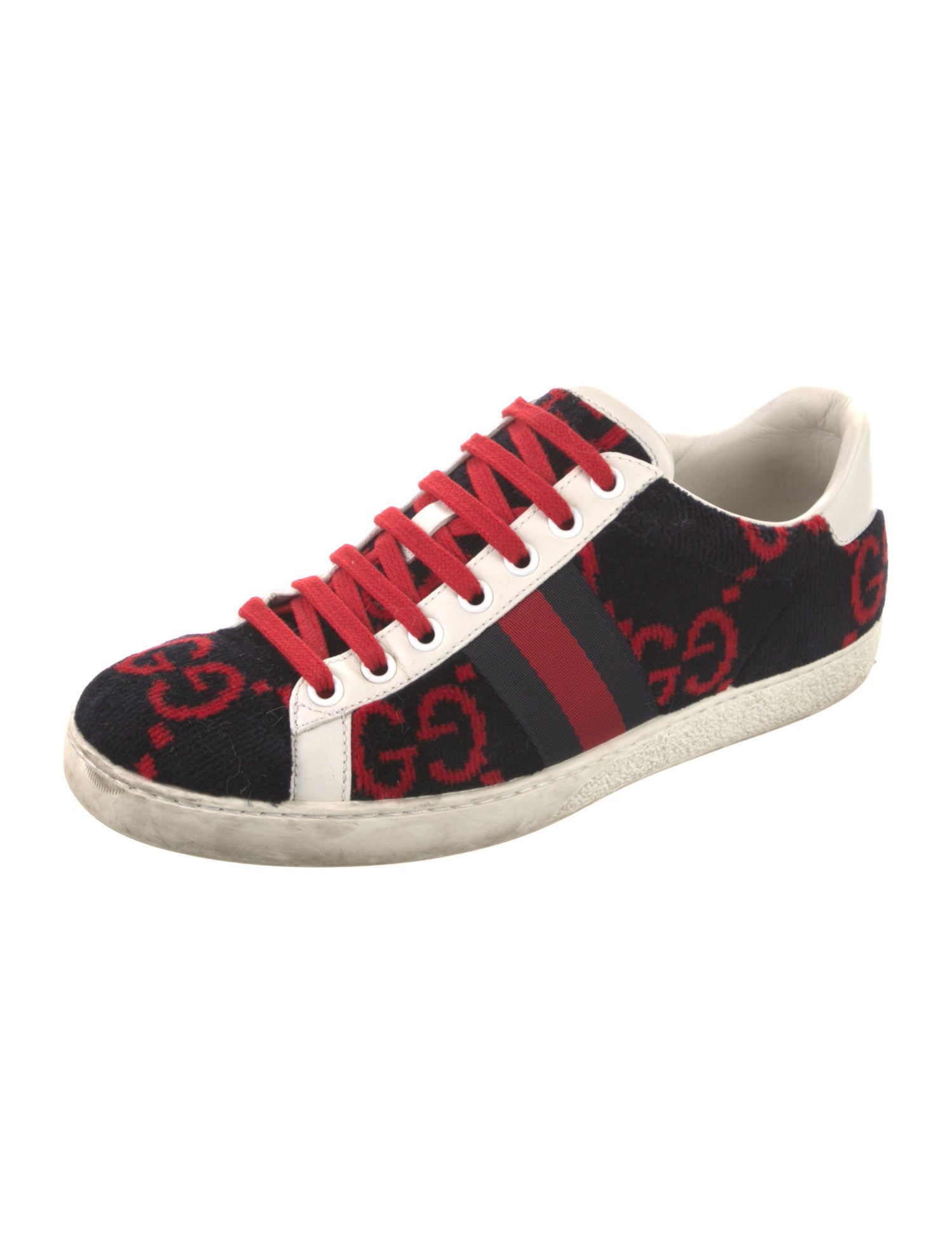 Gucci Terry Cloth Printed Sneakers