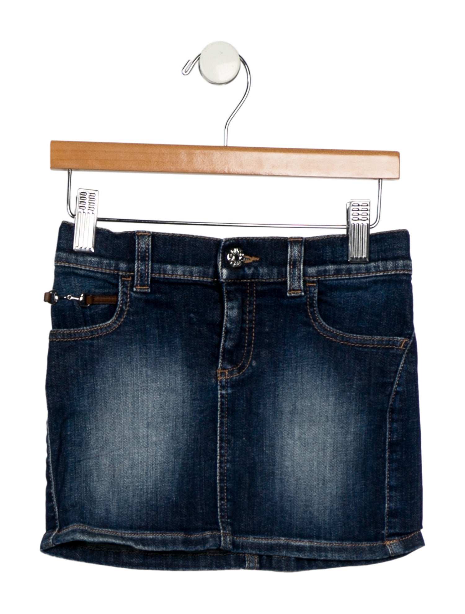 Gucci Toddler's Girl's Denim Skirt