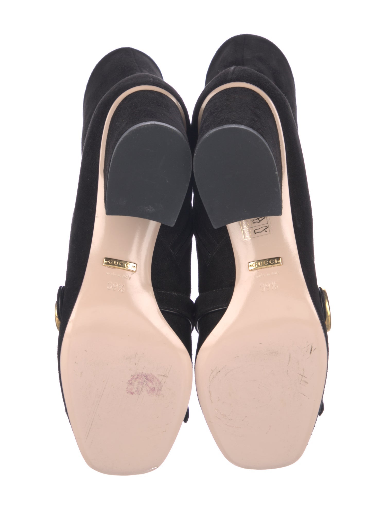 Gucci Double G Logo Suede Boots