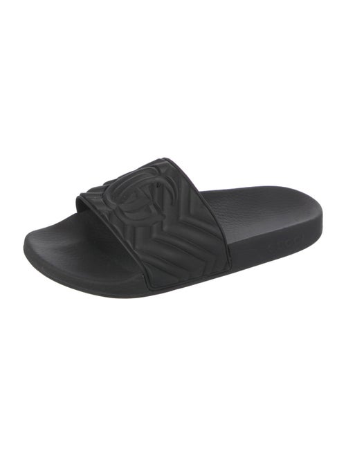 Gucci Double G Logo Rubber Slides
