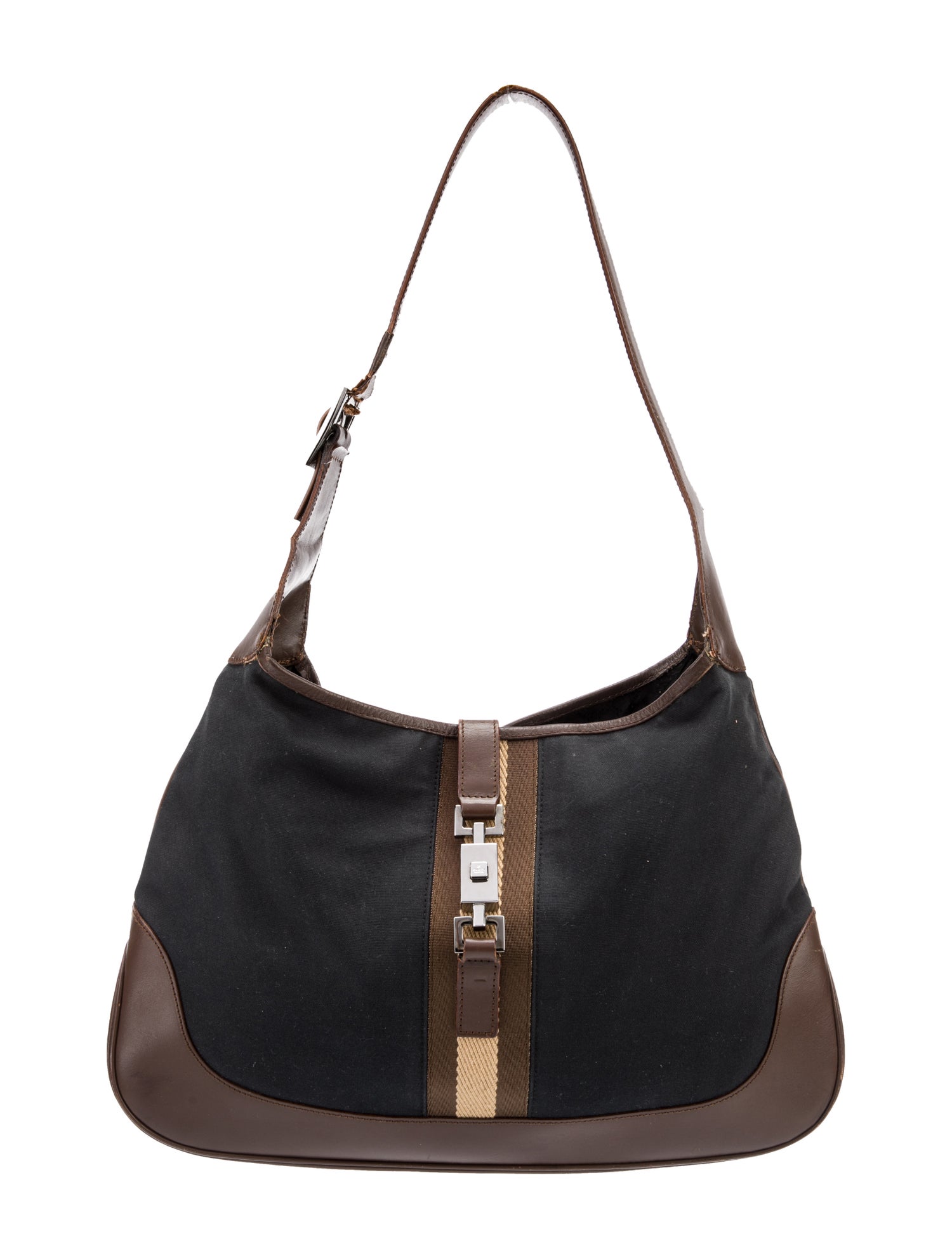 Gucci Canvas Shoulder Bag Vintage