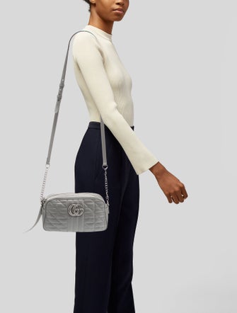 Gucci Small Aria Marmont Matelasse Camera Bag