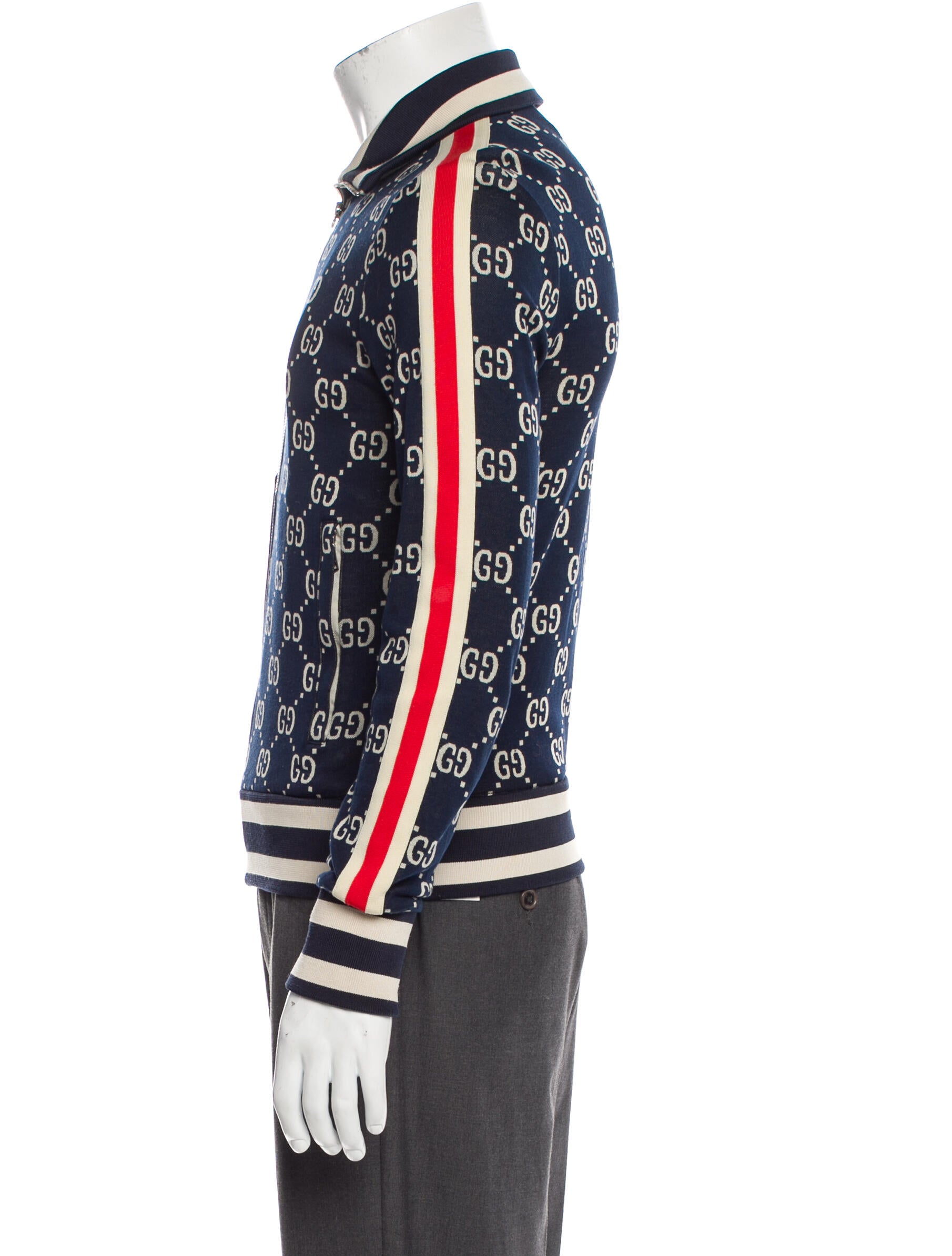 Gucci Paisley Print Long Sleeve Button-Up Top