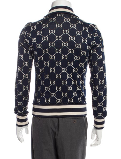 Gucci Paisley Print Long Sleeve Button-Up Top