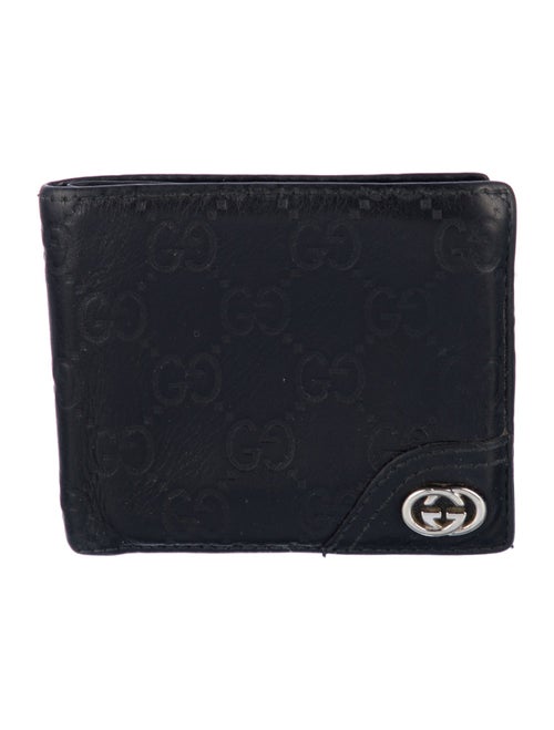 Gucci Interlocking G Logo Leather Bifold Wallet