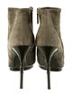 Gucci Bamboo Accent Suede Boots