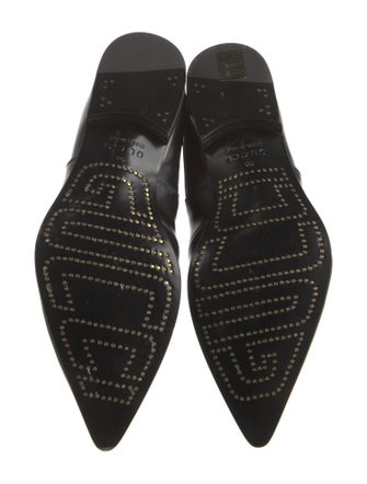 Gucci Leather Moto Boots