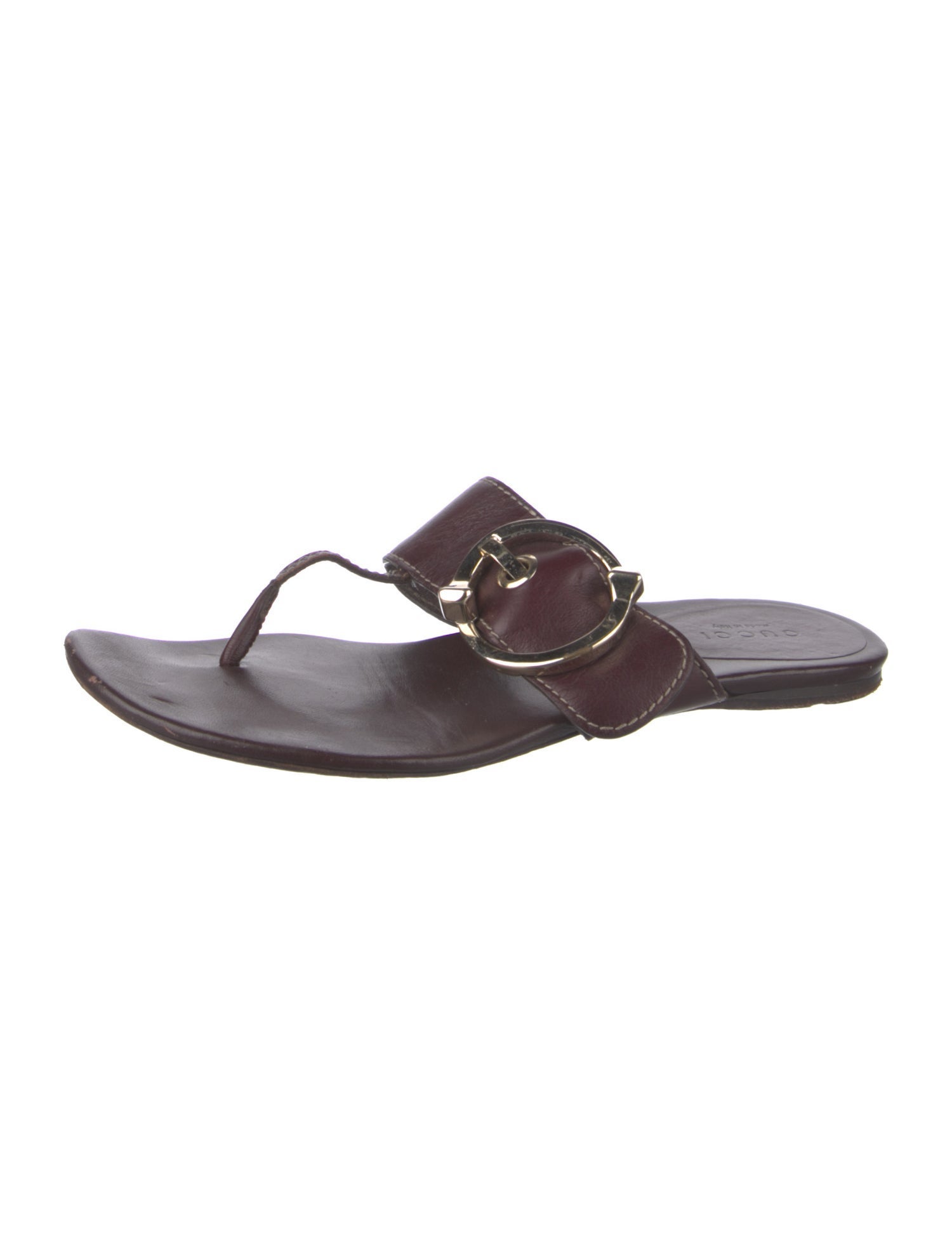Gucci Leather Slides