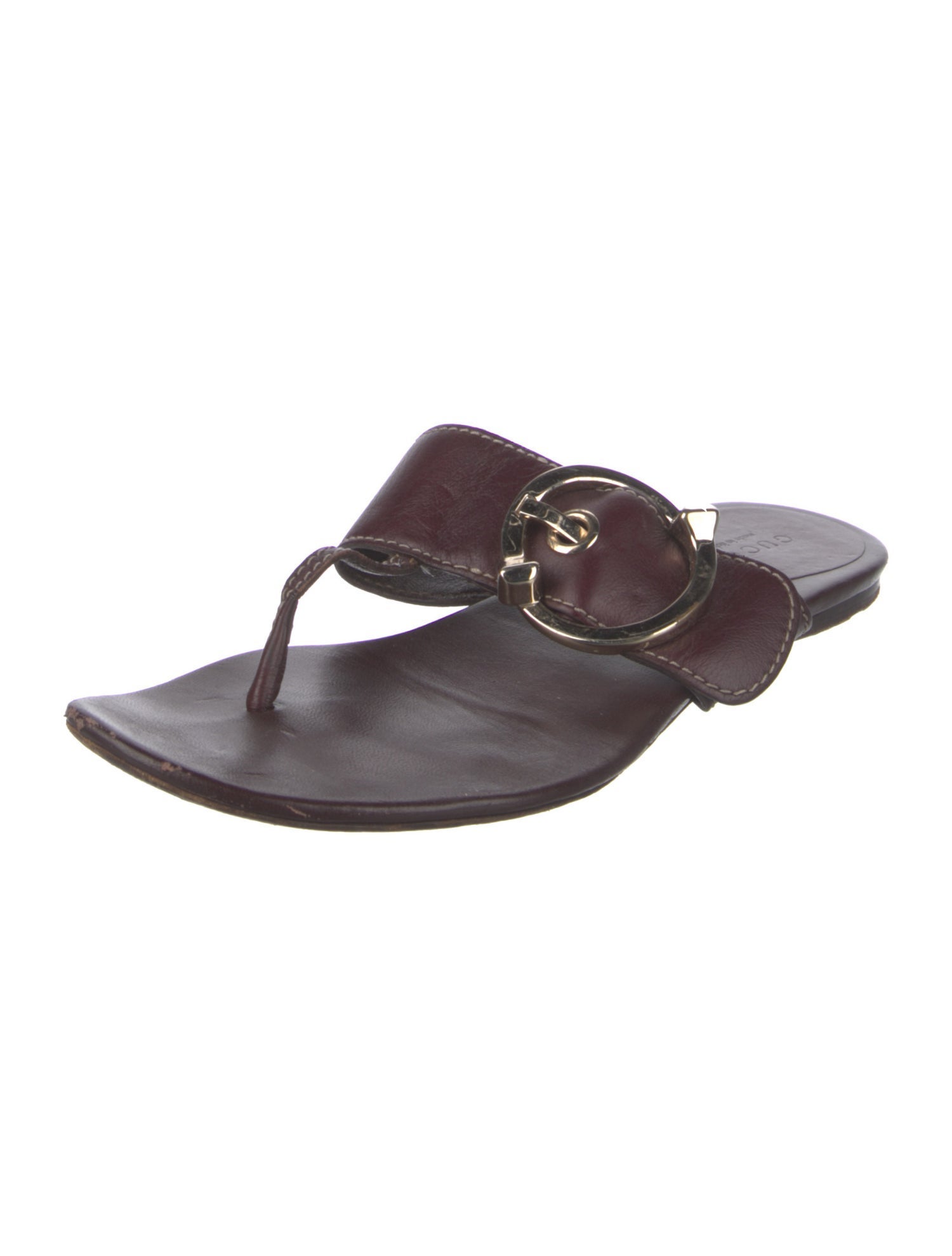 Gucci Leather Slides