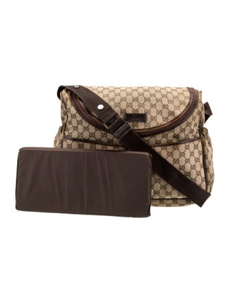 Gucci Large GG Canvas Diaper Bag