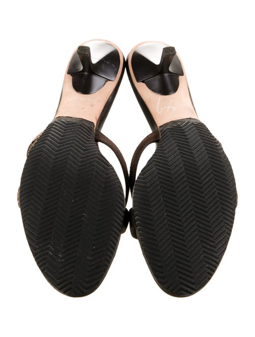 Gucci Canvas Patterned Slides