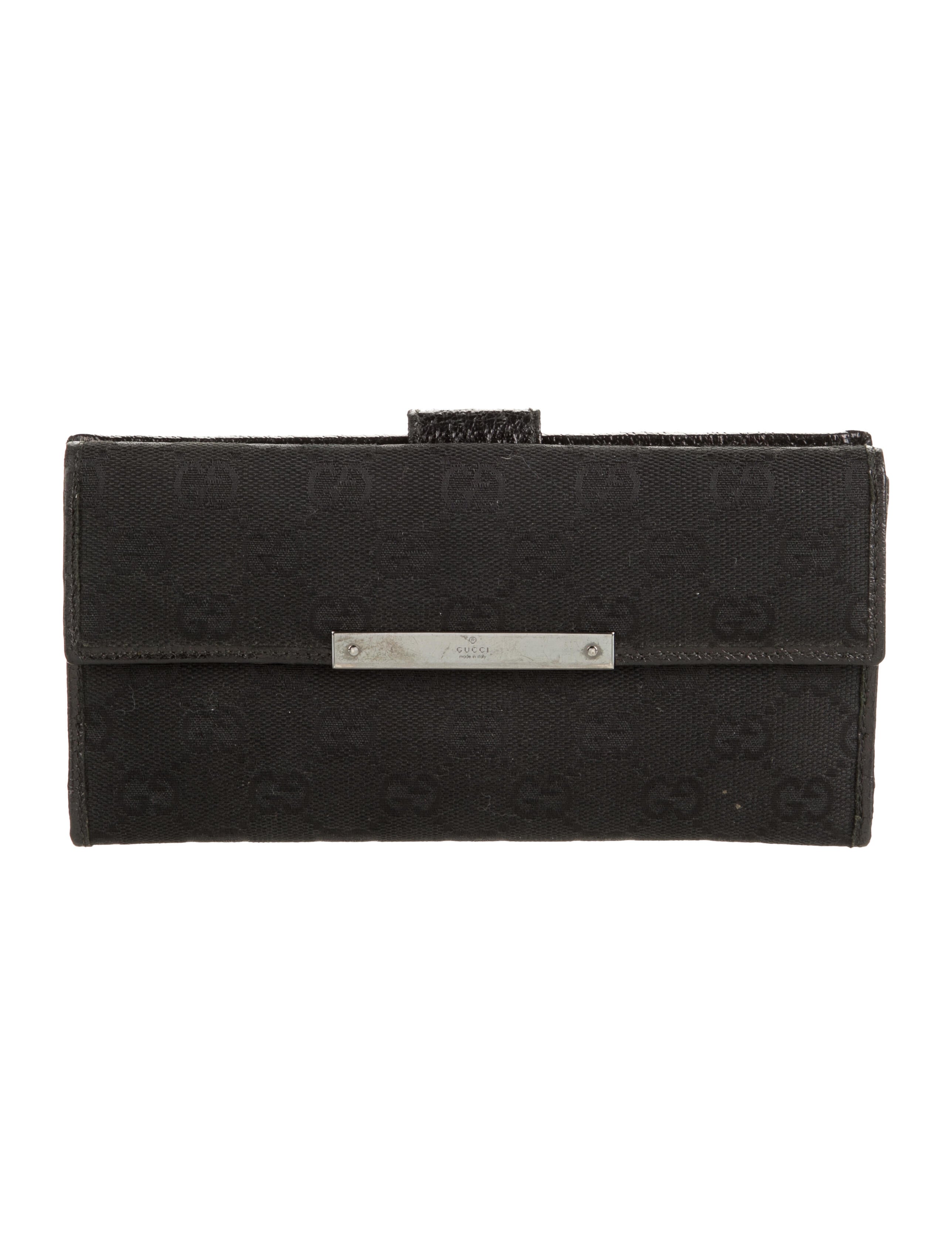 Gucci Canvas Continental Wallet