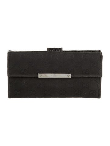 Gucci Wallets Canvas Continental Wallet