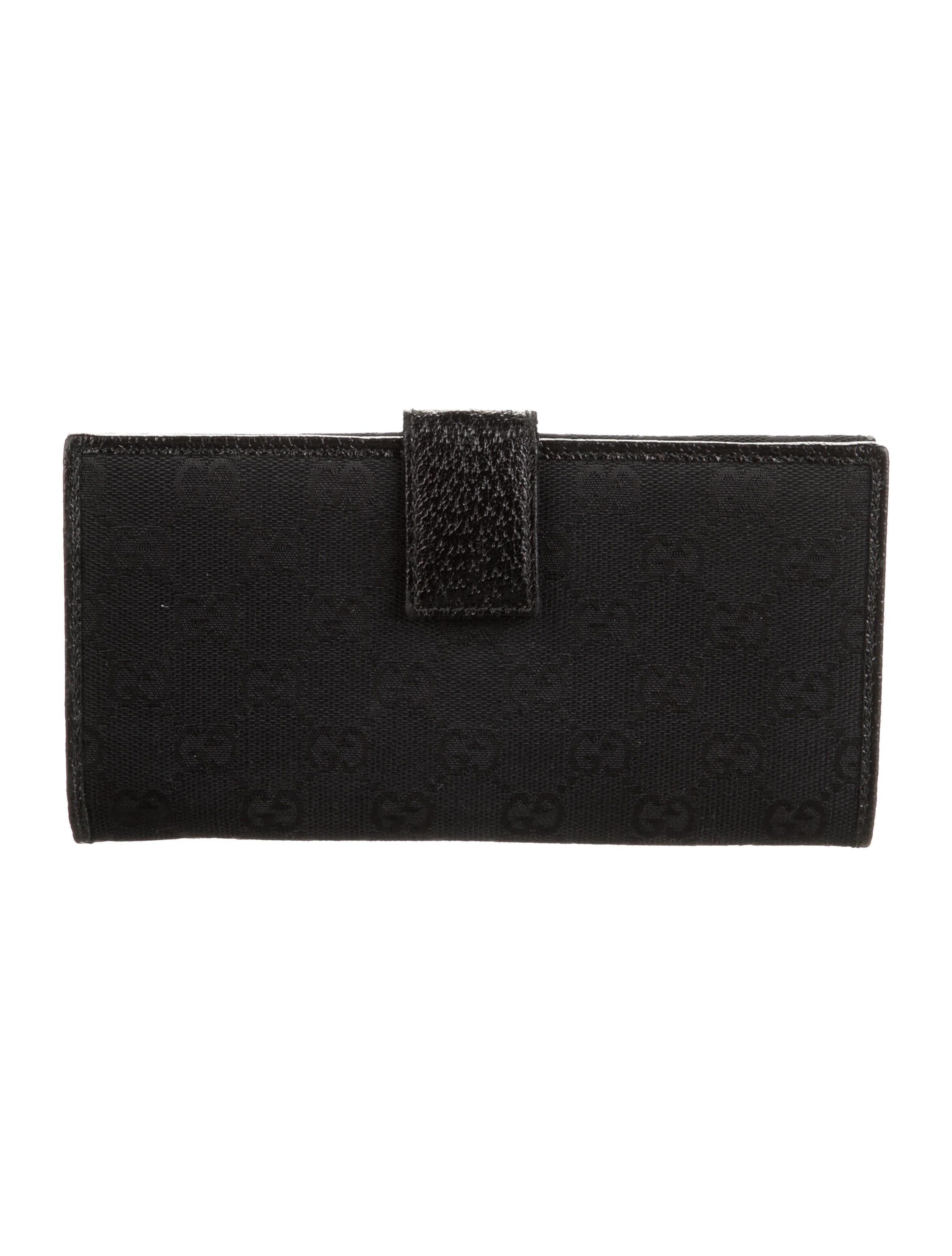 Gucci Canvas Continental Wallet