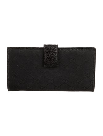 Gucci Canvas Continental Wallet