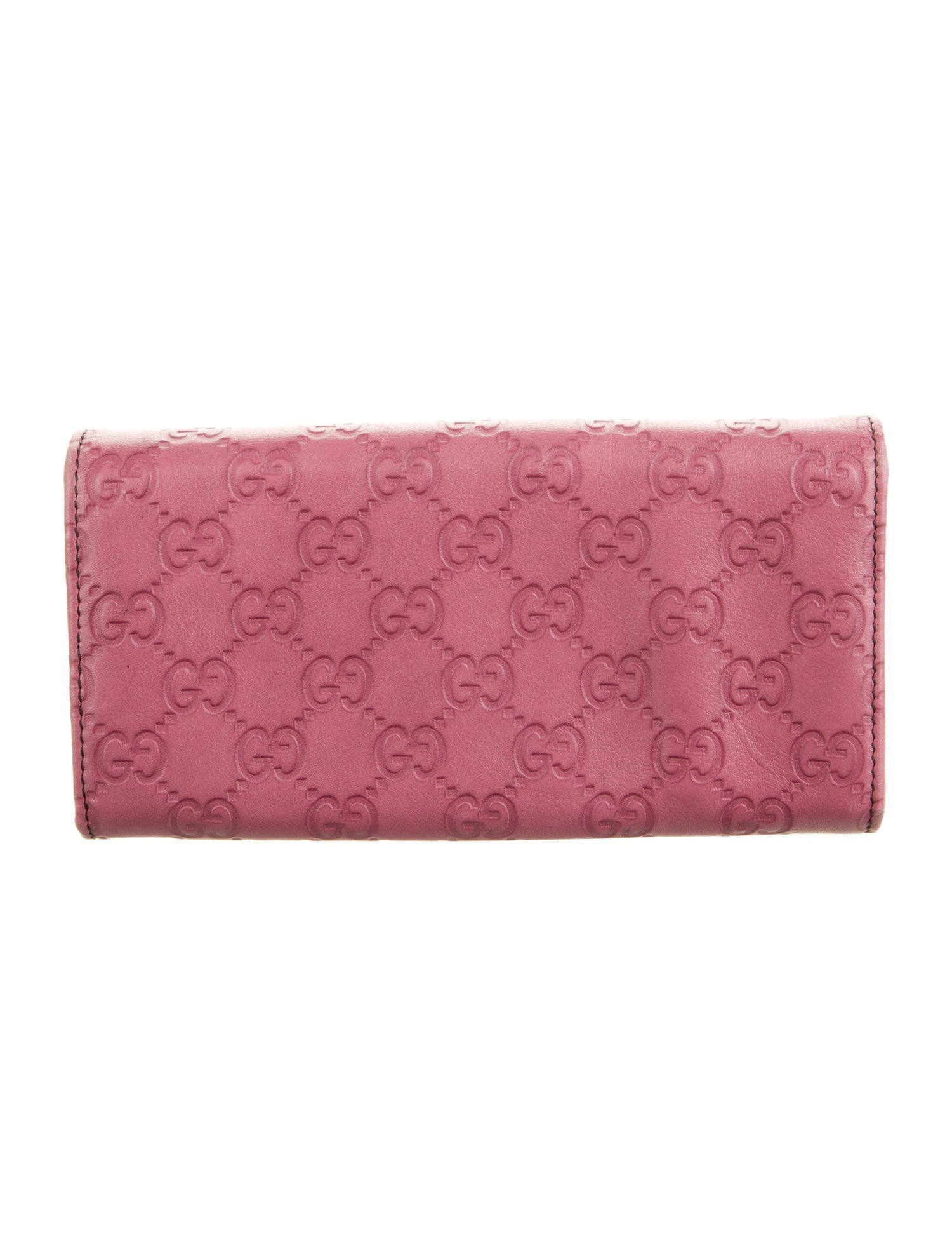 Gucci Guccissima Horsebit Leather Continental Wallet