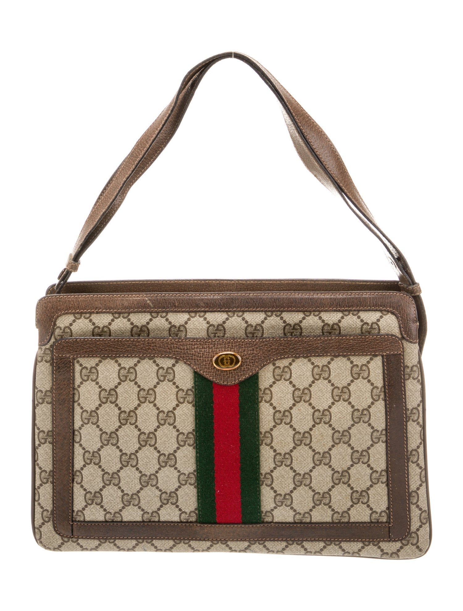 Gucci GG Supreme Shoulder Bag Vintage