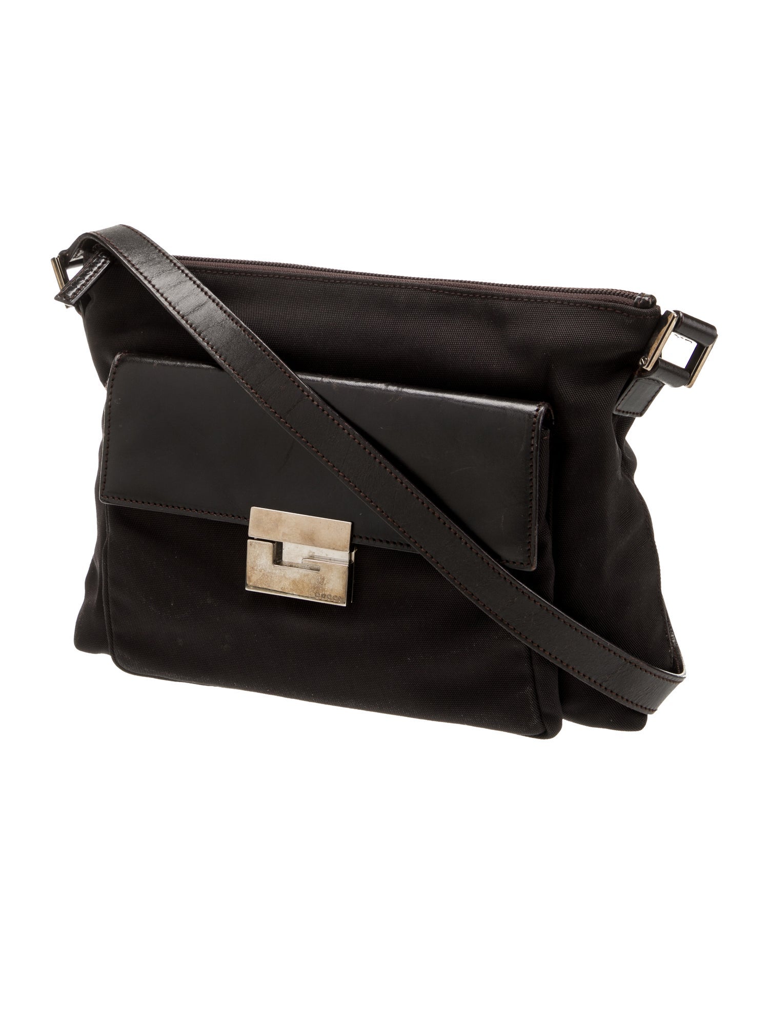 Gucci Nylon Shoulder Bag Vintage