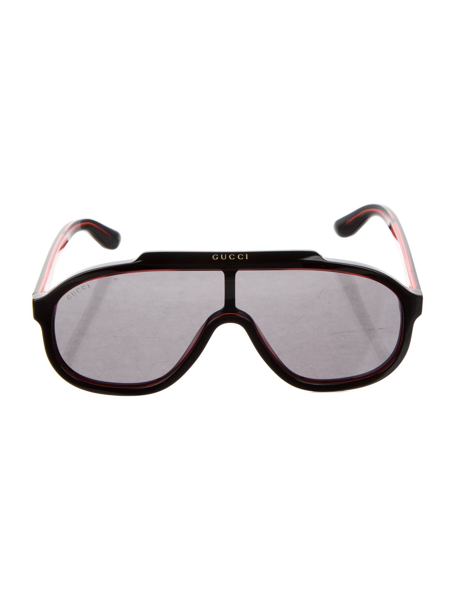 Gucci Shield Tinted Sunglasses w/ Tags