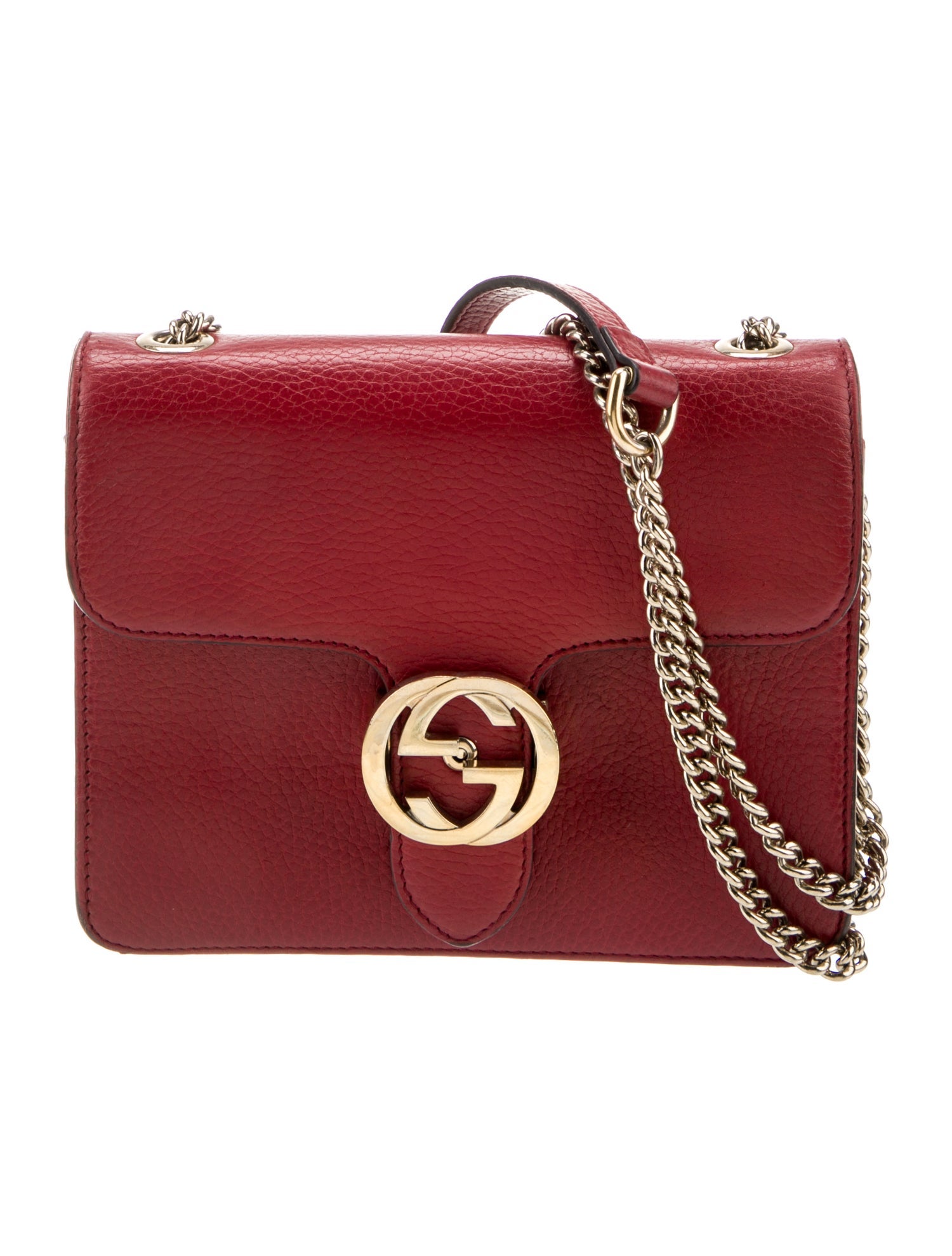 バッグ Gucci Vintage Interlocking Shoulder Bag Authentic GUCCI Old Interlocking G Vintage Shoulder Bag